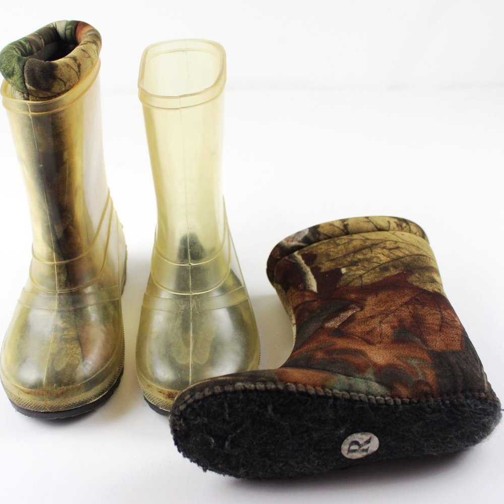 Kid's Crater Ridge Camouflage Boots Size 90/10